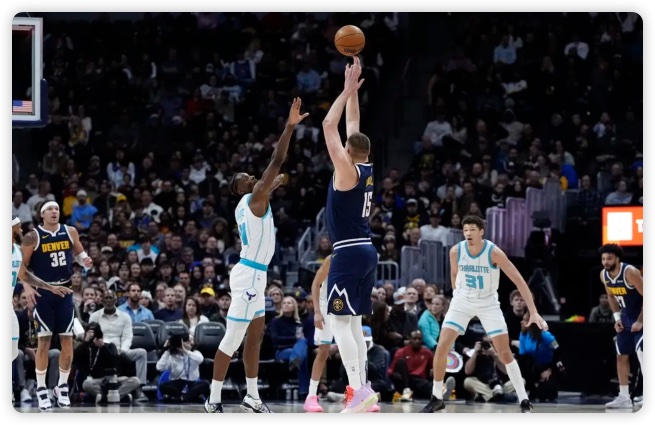 约老师29+17+9小桥36分 威少复出掘金胜黄蜂豪取9连胜 